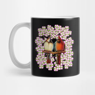 Red Cardinal dogwood flower North Carolina Virginia Mug